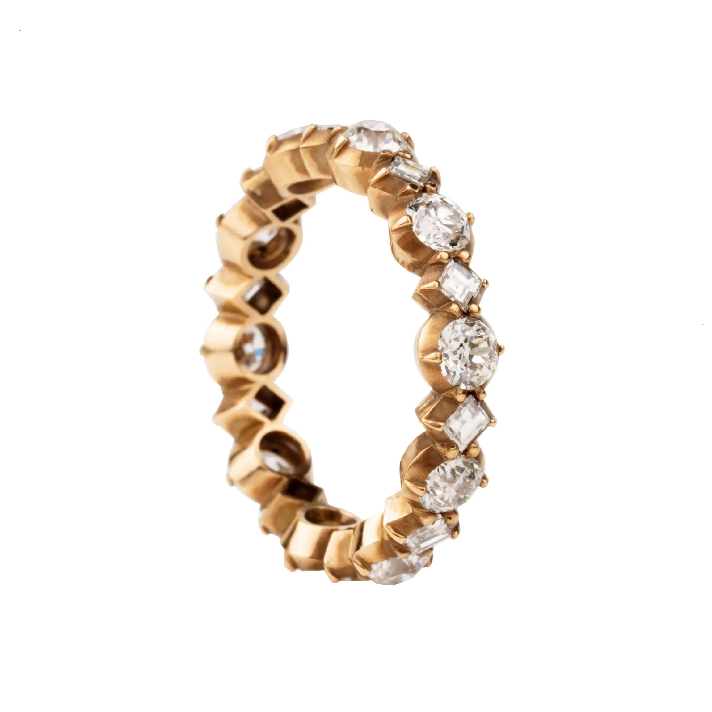 Bell & Bird Signature Mixed Diamond Eternity Band