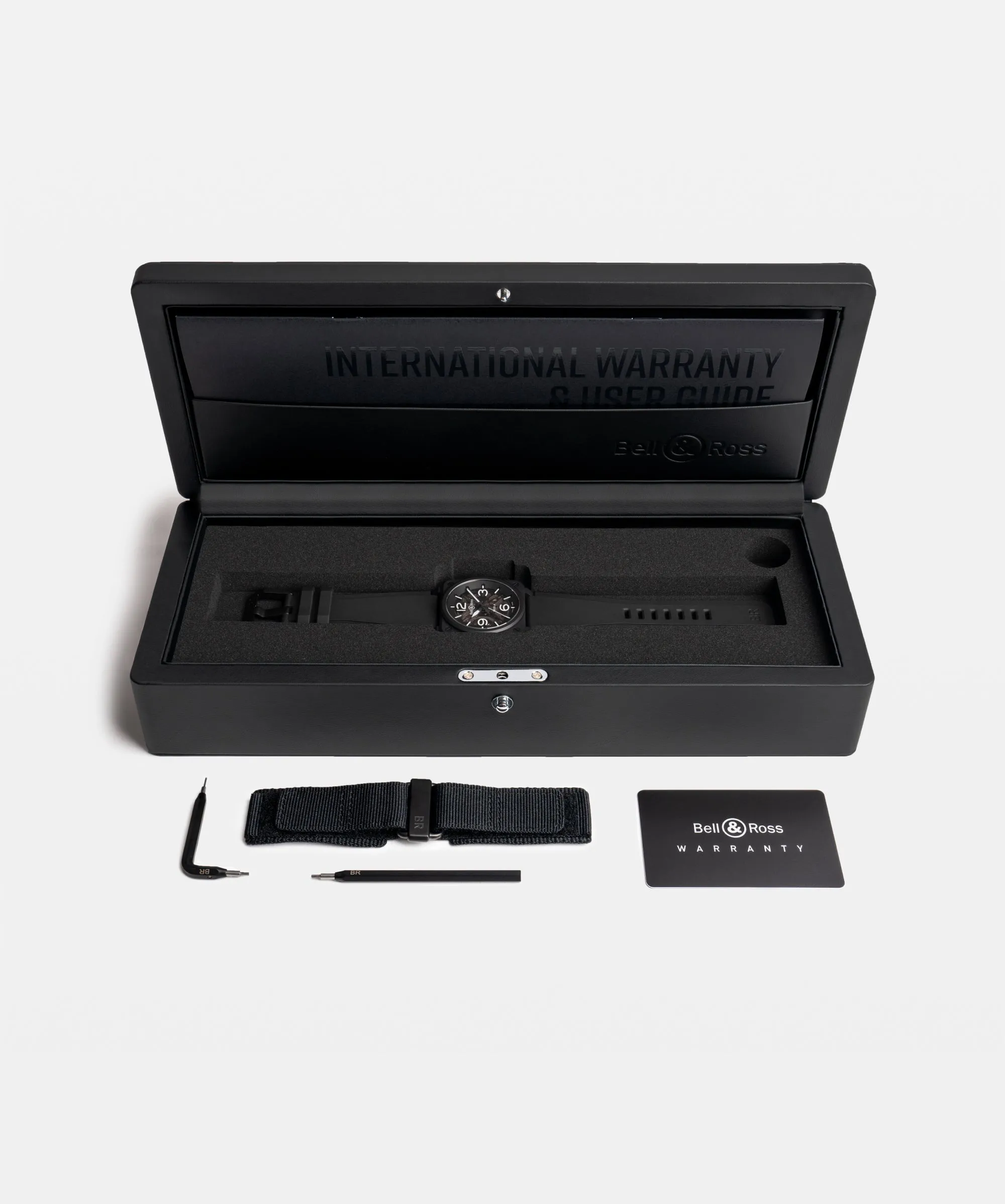 BELL & ROSS BR 03 SKELETON BLACK CERAMIC