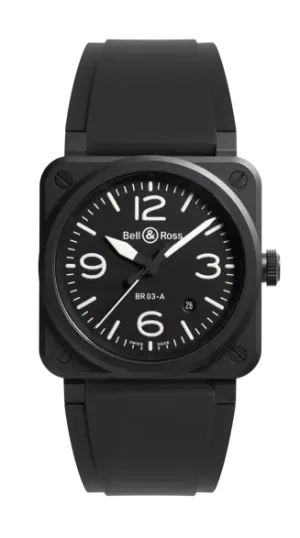 BELL & ROSS BR 03A BLACK MATTE 41mm
