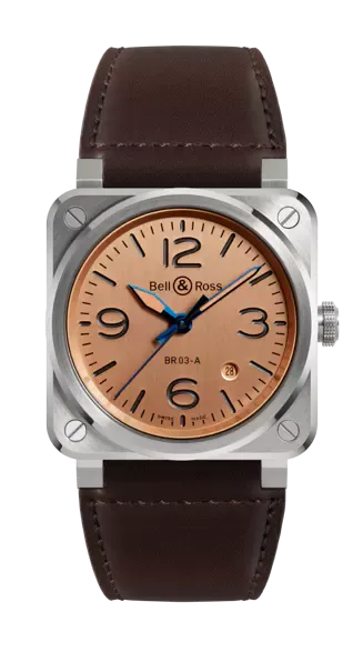 BELL & ROSS BR 03A COPPER STEEL 41mm