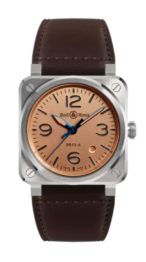 BELL & ROSS BR 03A COPPER STEEL 41mm