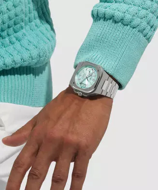 BELL & ROSS BR-X5 ICE BLUE STEEL BRACELET
