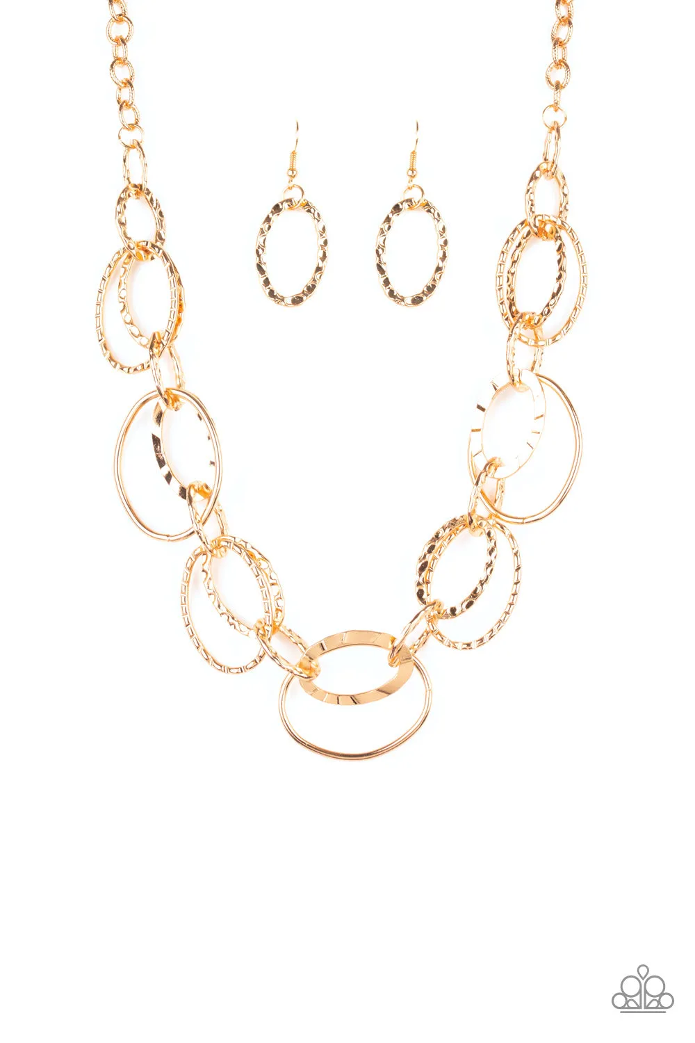 Bend Oval Backwards - Gold