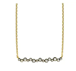 Black Rhodium Constellation Bar Necklace