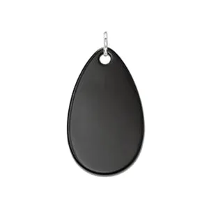 Black Teardrop Pendant