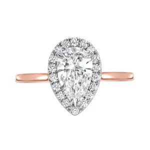 BLOOMED ORCHID DIAMOND ENGAGEMENT RING
