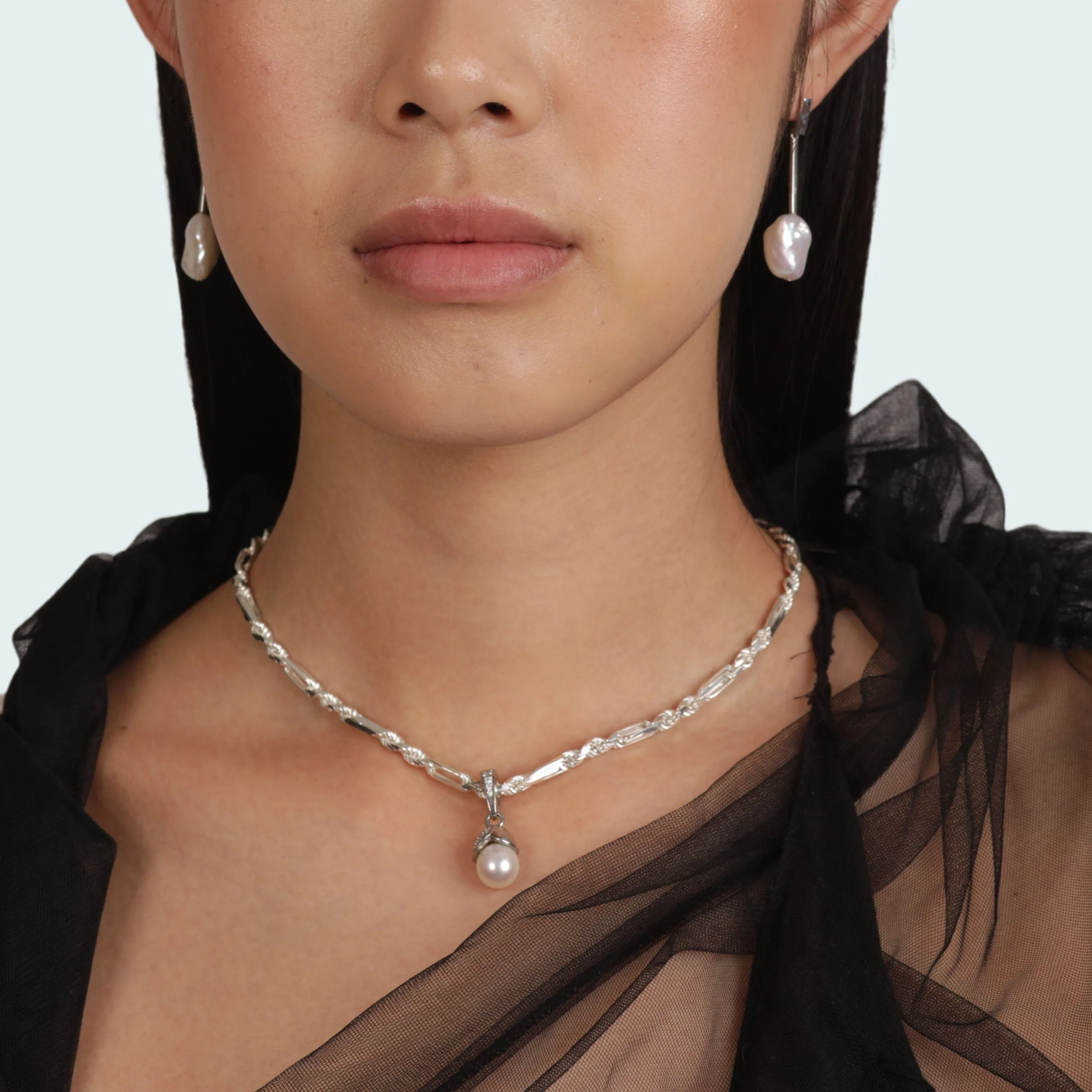 Blossom Pendant on Space Chain