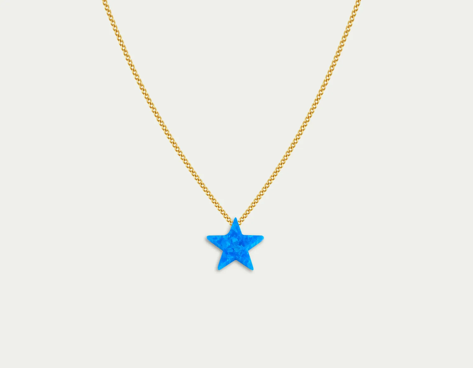 Blue Star Necklace