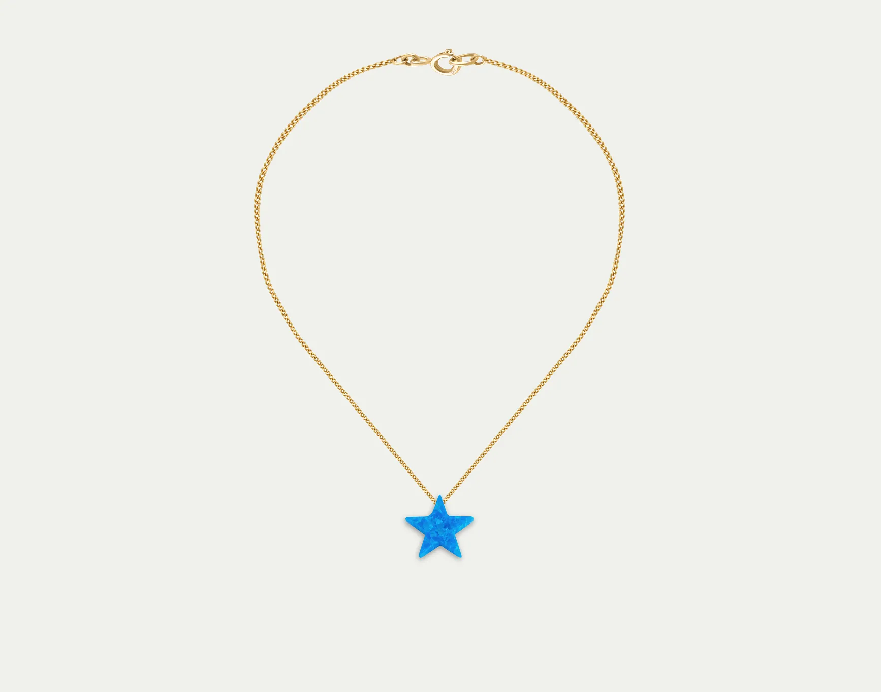 Blue Star Necklace