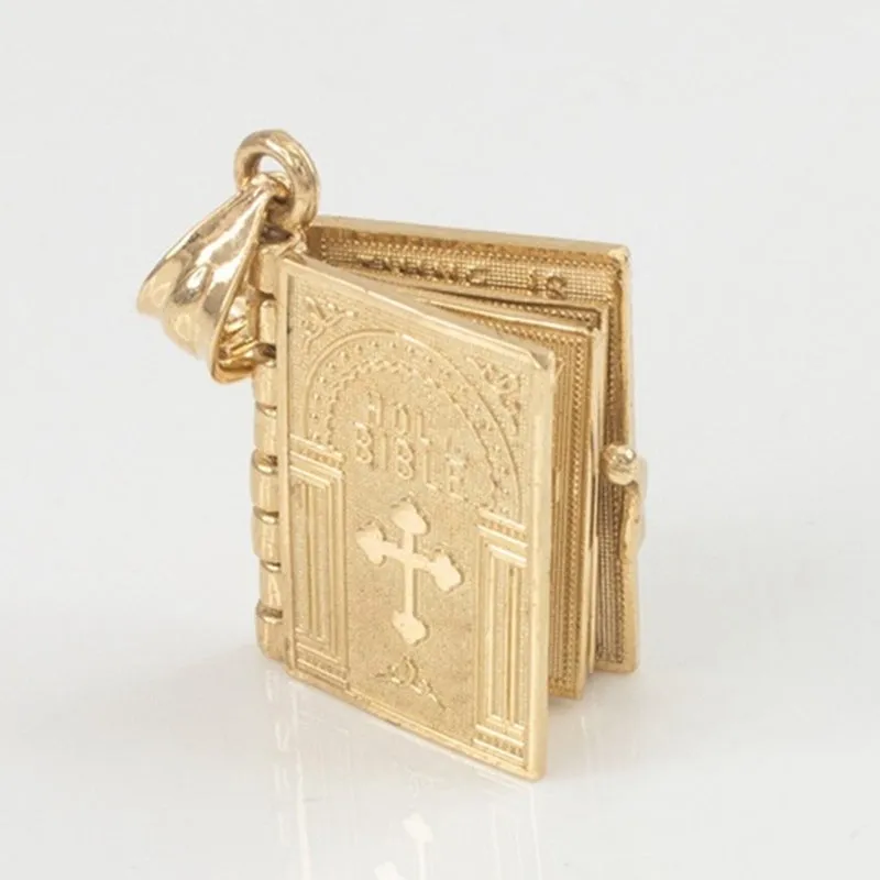 Book Pendant Necklaces