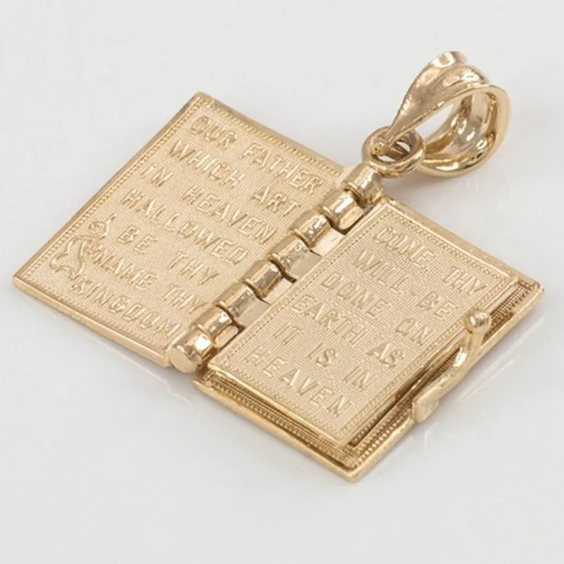 Book Pendant Necklaces
