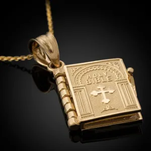 Book Pendant Necklaces