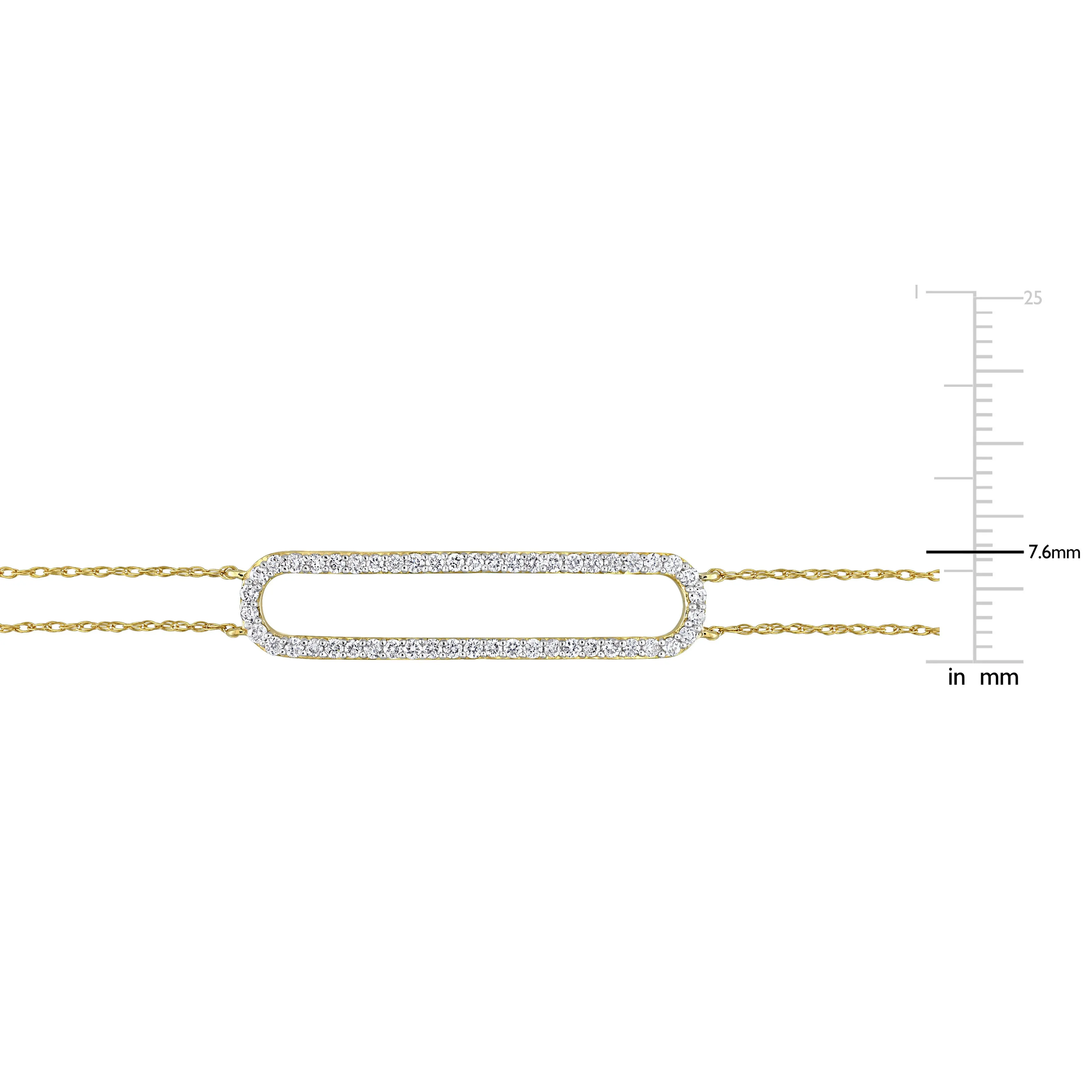 Bracelet with paperclip Centerpiece