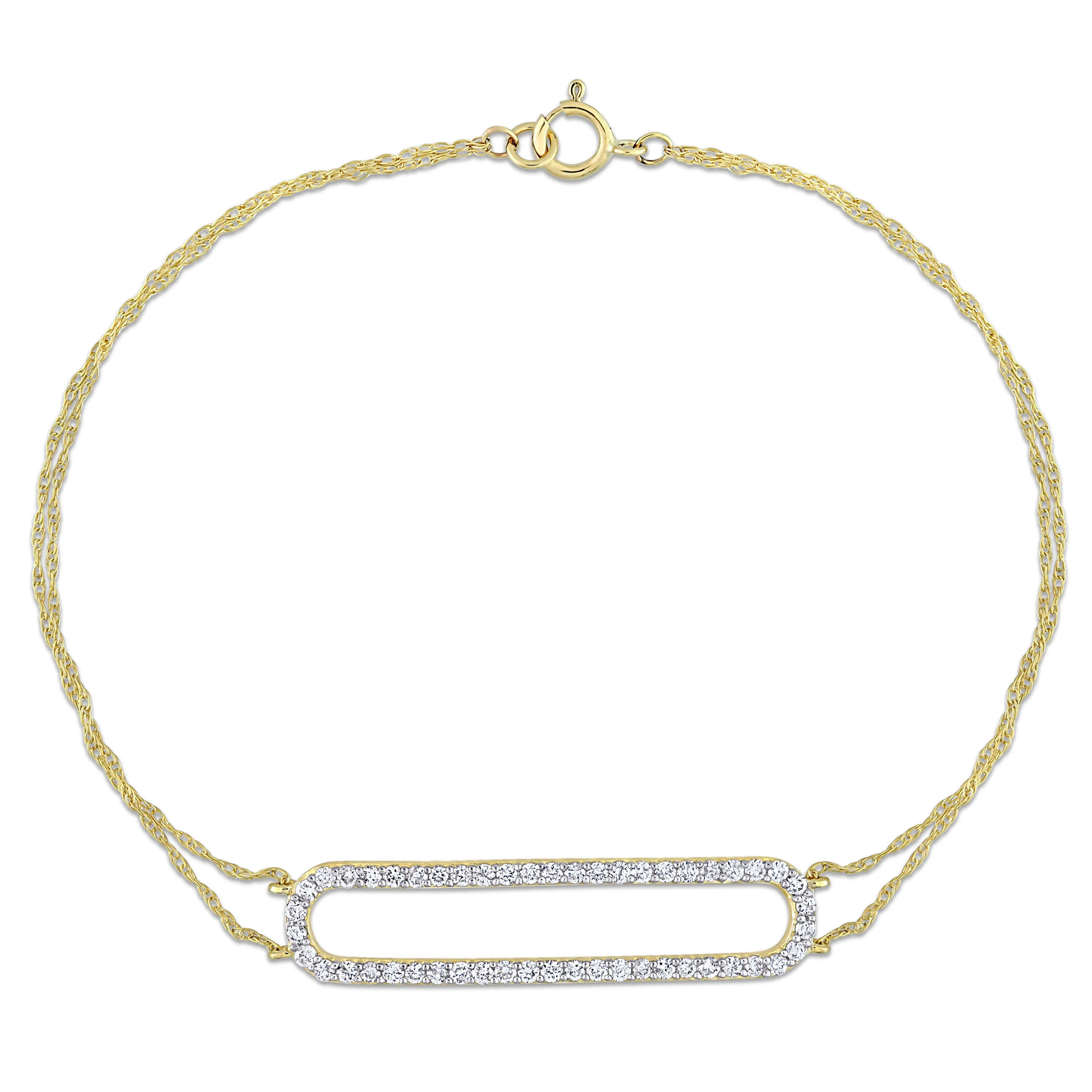 Bracelet with paperclip Centerpiece