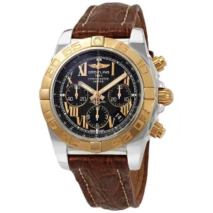 Breitling Chronomat 44 Chronograph Automatic Black Dial Men's Watch CB011012/B957BRCT