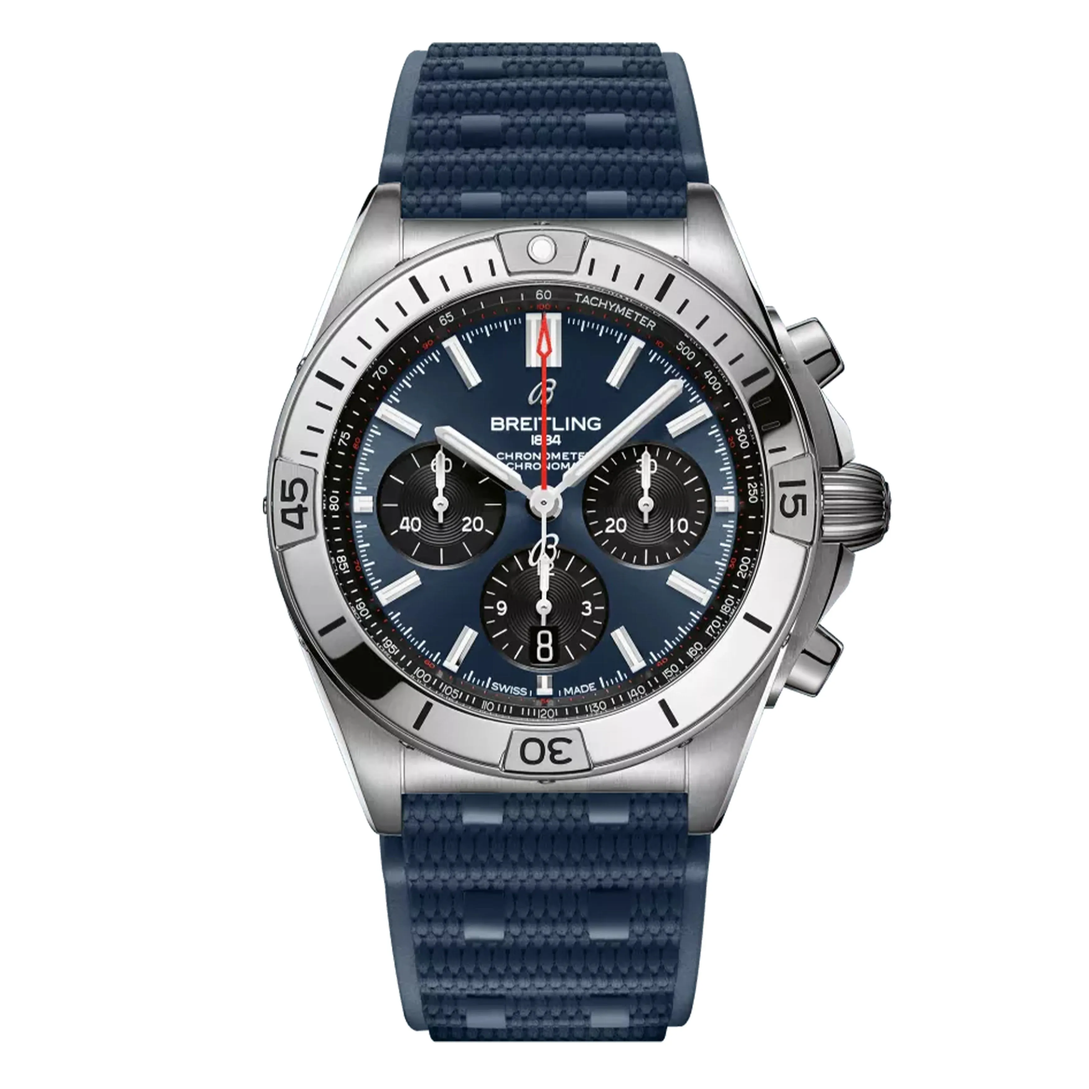 Breitling Chronomat B01 42 Watch, 42mm Blue DIal, AB0134101C1S1