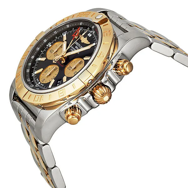 Breitling Chronomat GMT Automatic Chronograph Black Dial Men's Watch CB042012-BB86TT CB042012-BB86-375C