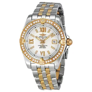 Breitling Lady Cockpit Diamond Rose Gold and Stainless Steel Ladies Watch C7135653-G650TT C7135653/G650