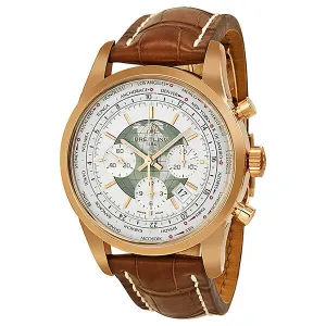 Breitling Transocean Automatic White Dial 18kt Rose Gold Men's Watch RB0510U0-A733BRCD RB0510U0/A733 - 755P