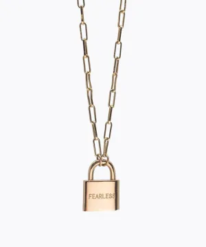 Brooklyn Padlock Necklace
