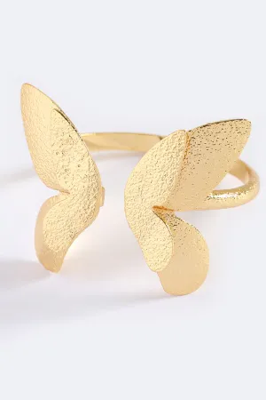 Butterfly Effect Cuff Gold Fearless Finish