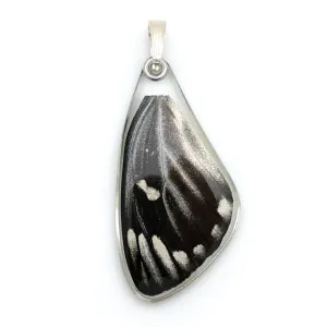 Butterfly pendant, Red Spot Jezebel Butterfly, top wing