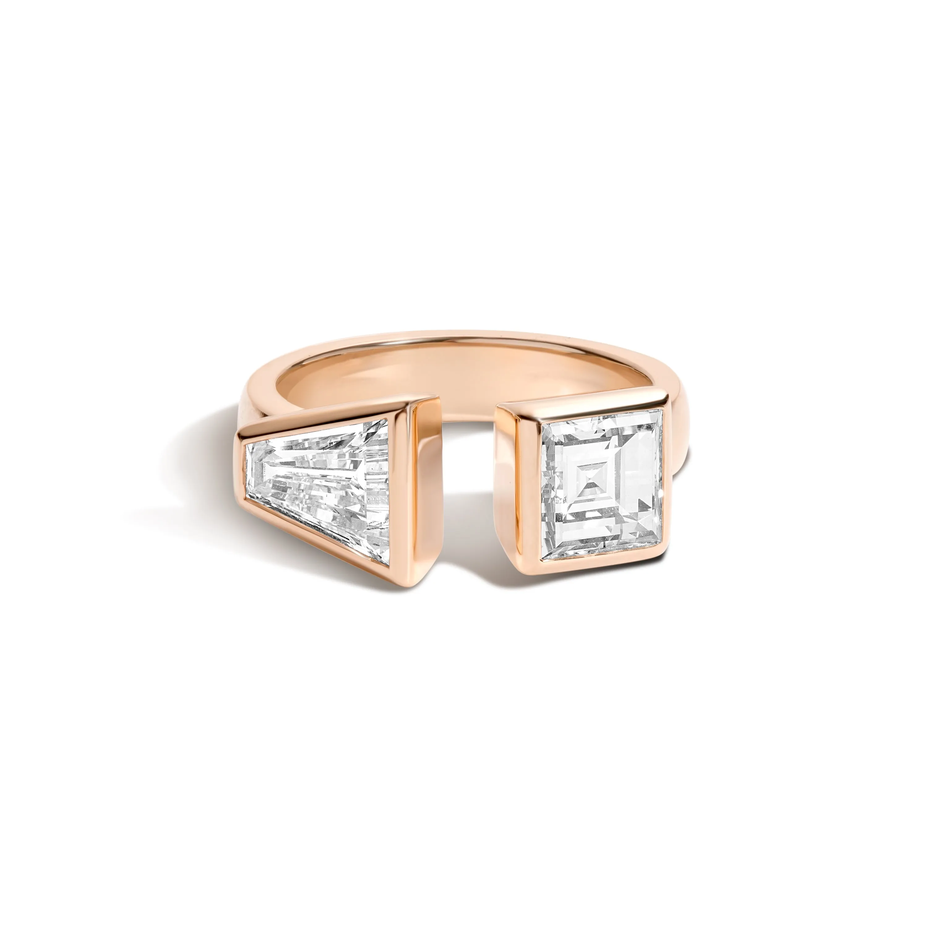 Carre & Keystone Jenga Ring