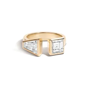 Carre & Keystone Jenga Ring