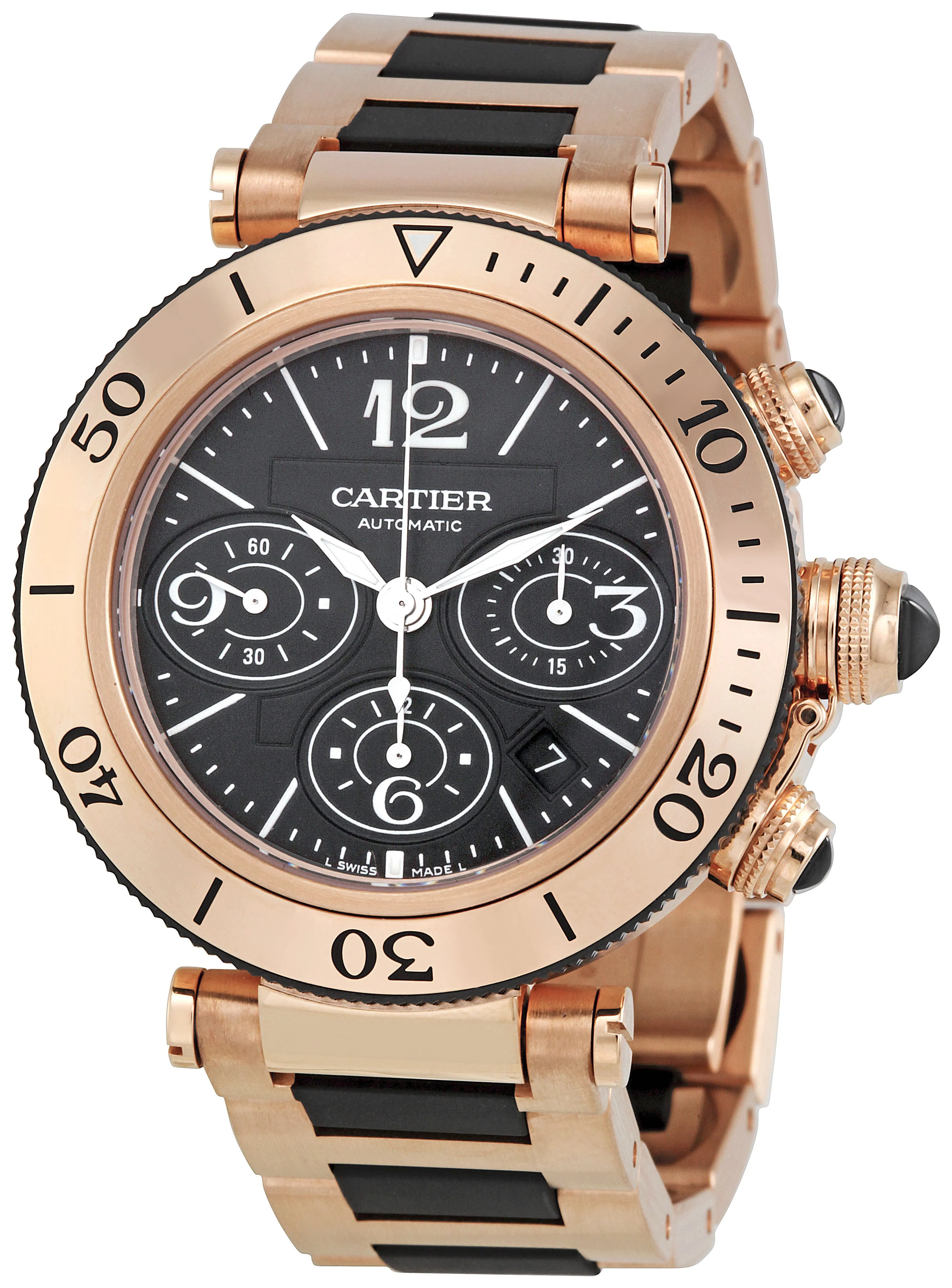 Cartier Pasha Seatimer Chronograph Men's Watch W301980M