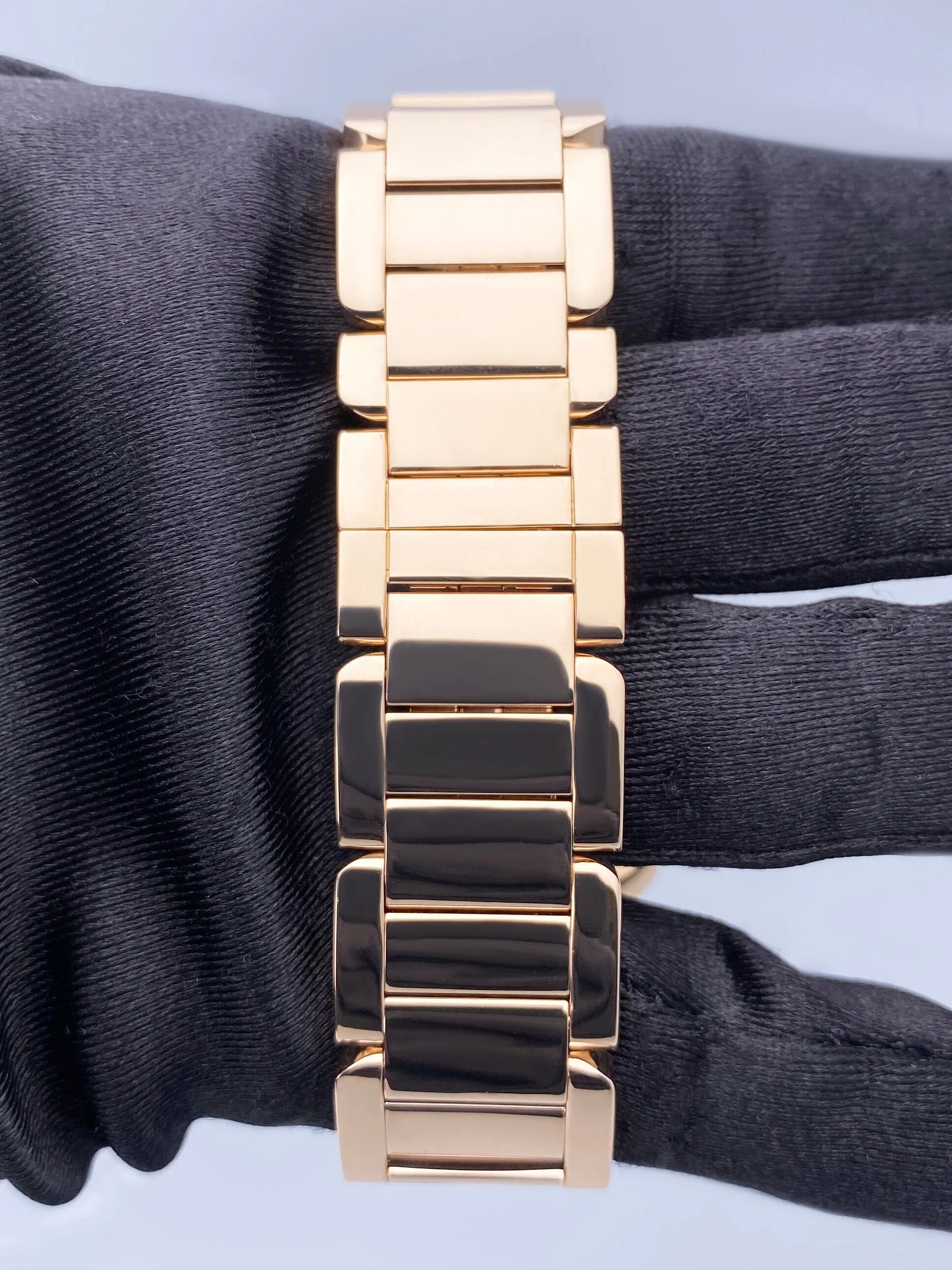 Cartier Tank Anglaise Midsize W5310003 18K Rose Gold Ladies Watch