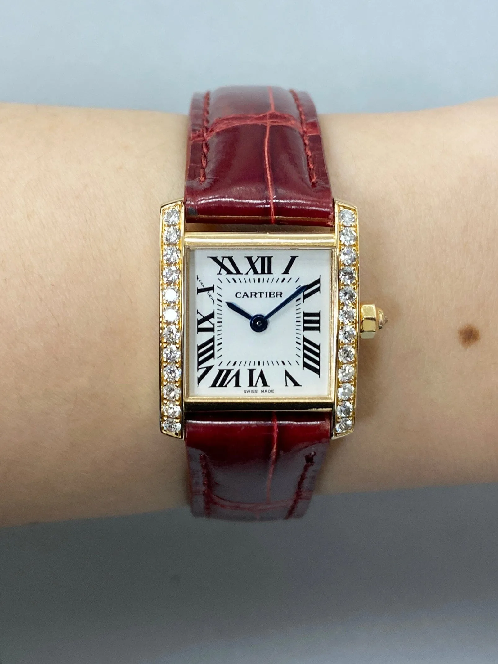 Cartier Tank Francaise WE104531 Diamond Ladies Watch