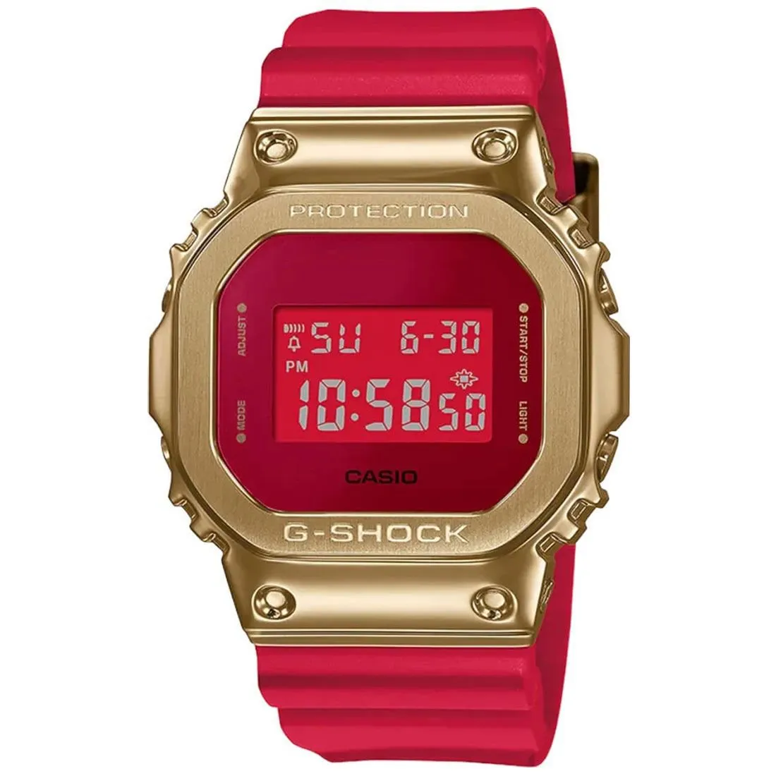 Casio G-Shock 5600 CNY Year of The Ox Red Gold GM5600CX-4