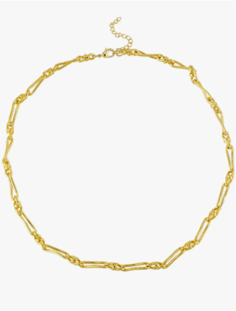 Cecile Chain Necklace - Gold