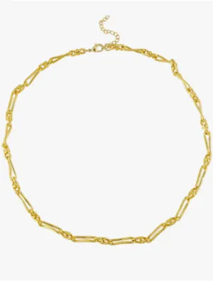 Cecile Chain Necklace - Gold