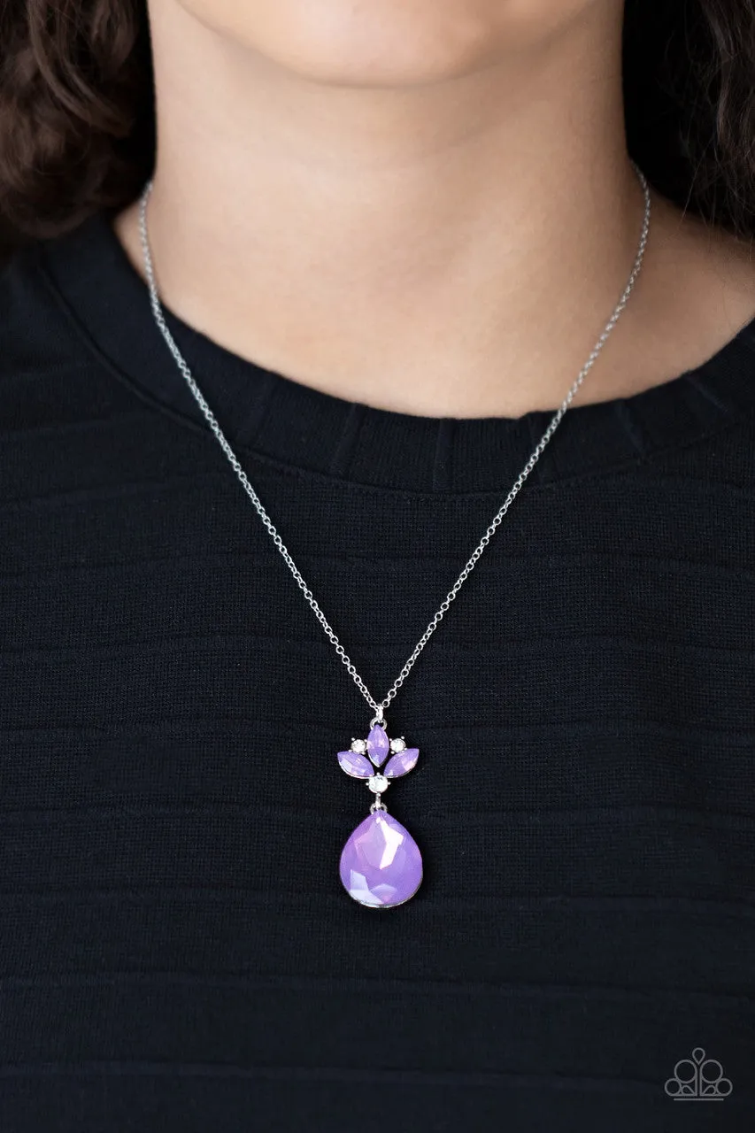 Celestial Shimmer Purple Paparazzi Necklace