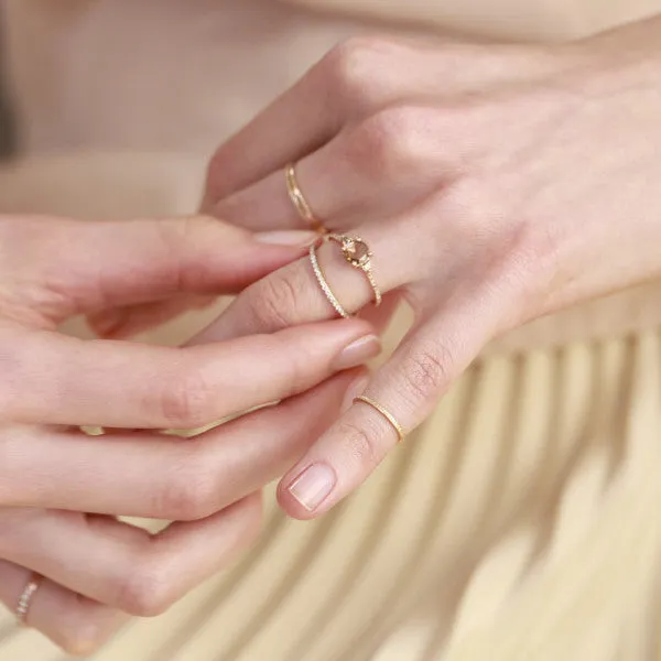 champagne iris ring