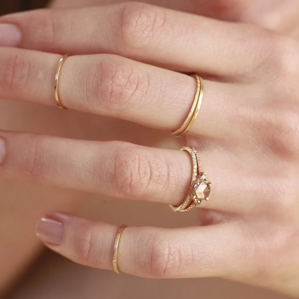 champagne iris ring