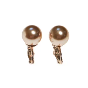 Champagne Pearl Earrings