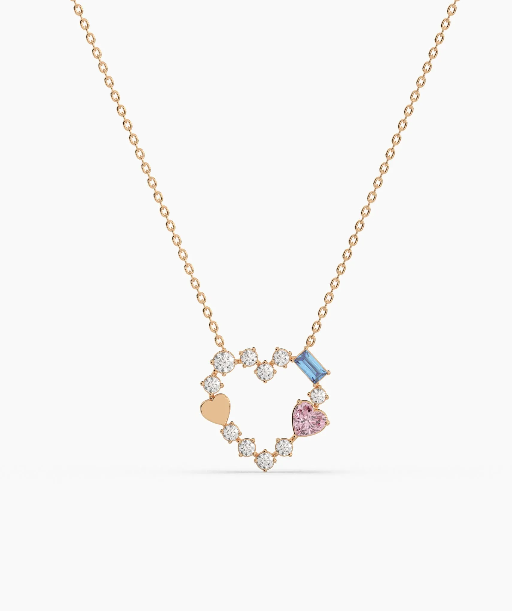 Charm of Love Diamond Necklace