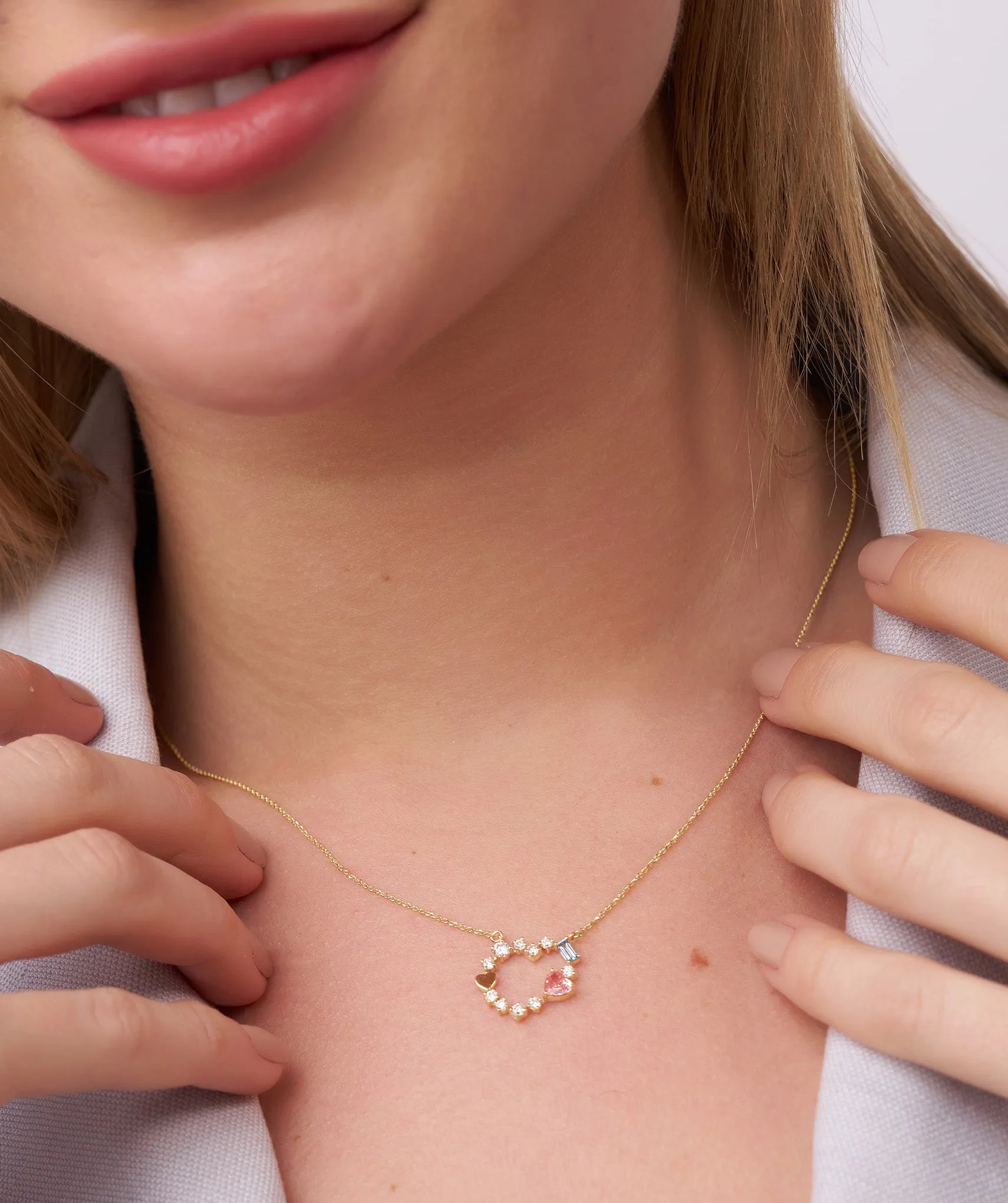 Charm of Love Diamond Necklace