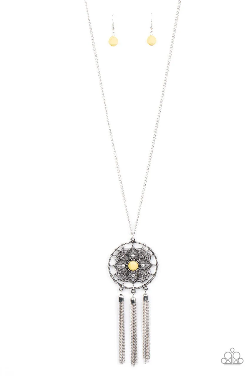 Chasing Dreams Yellow Paparazzi Necklace