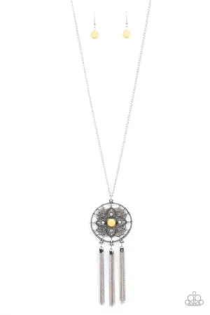 Chasing Dreams Yellow Paparazzi Necklace