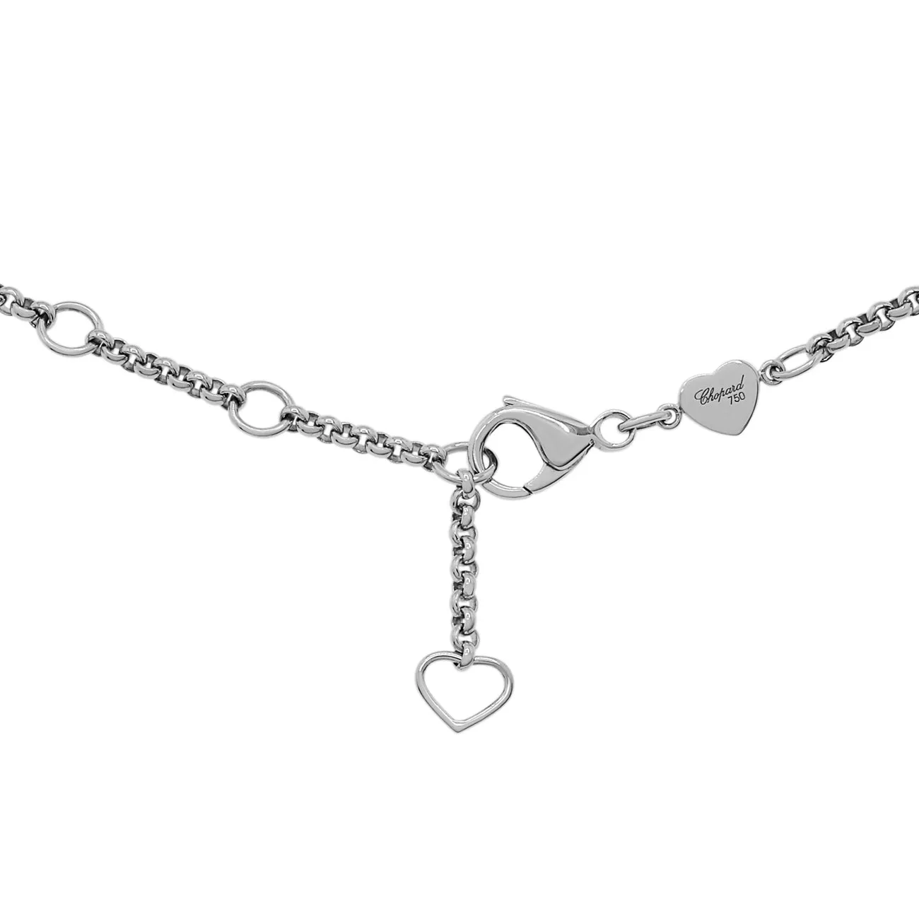 Chopard 18K White Gold Miss Happy Diamond Bracelet