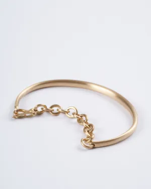 city chain cuff - yellow gold