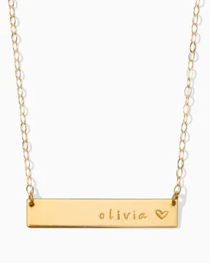 Classic Bar Necklace