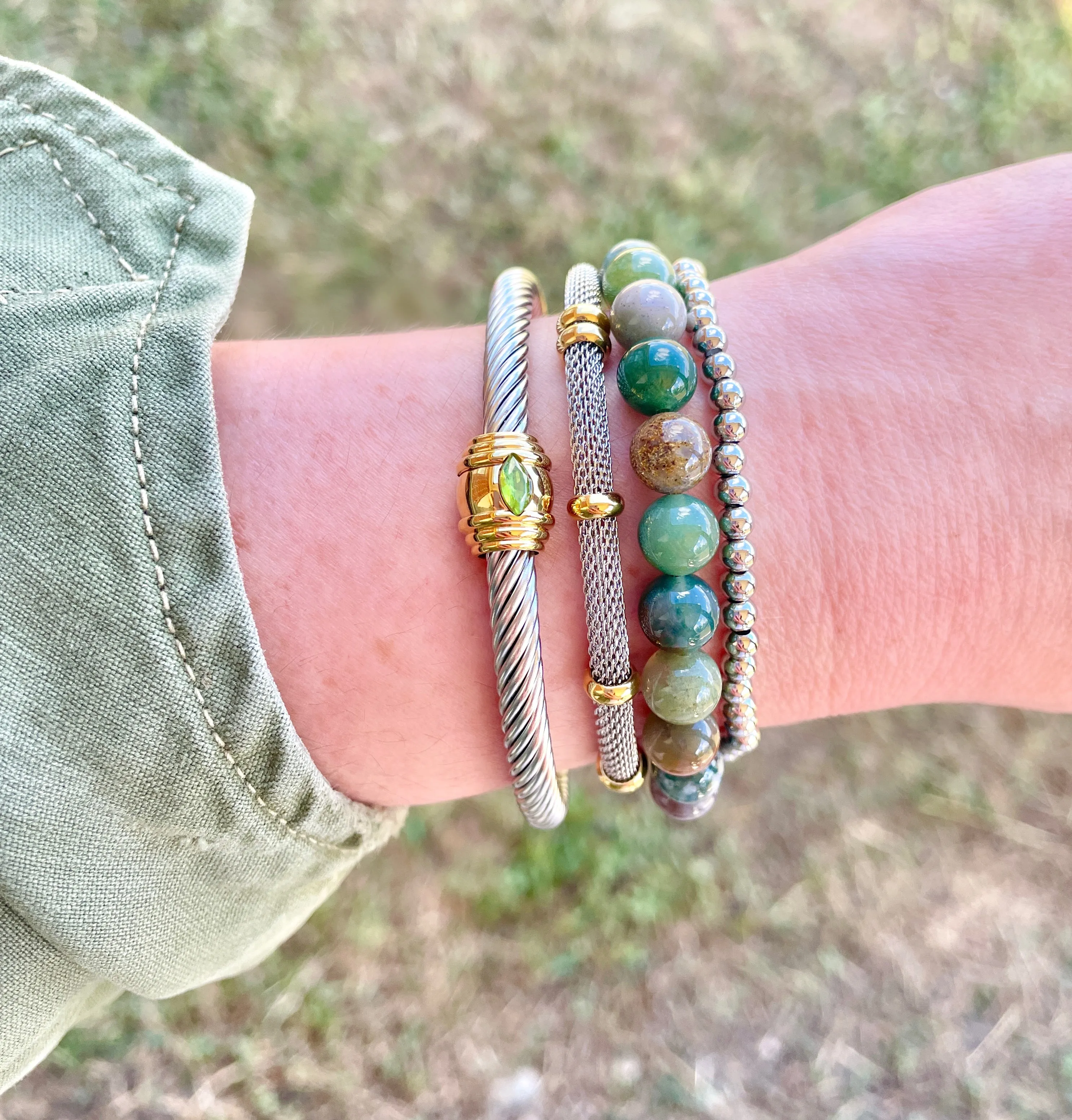 Classic Birthstone Cuff | Pre-Order