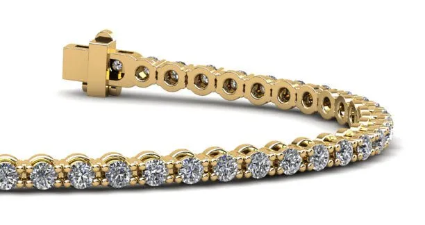 Classic Link Lab-Grown Diamond Tennis Bracelet with 3.00 ct.(finished) 2.5mm