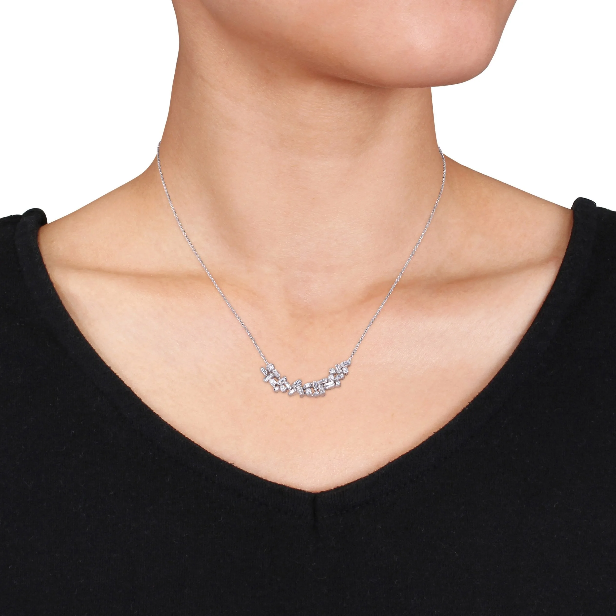 Cluster bar Necklace