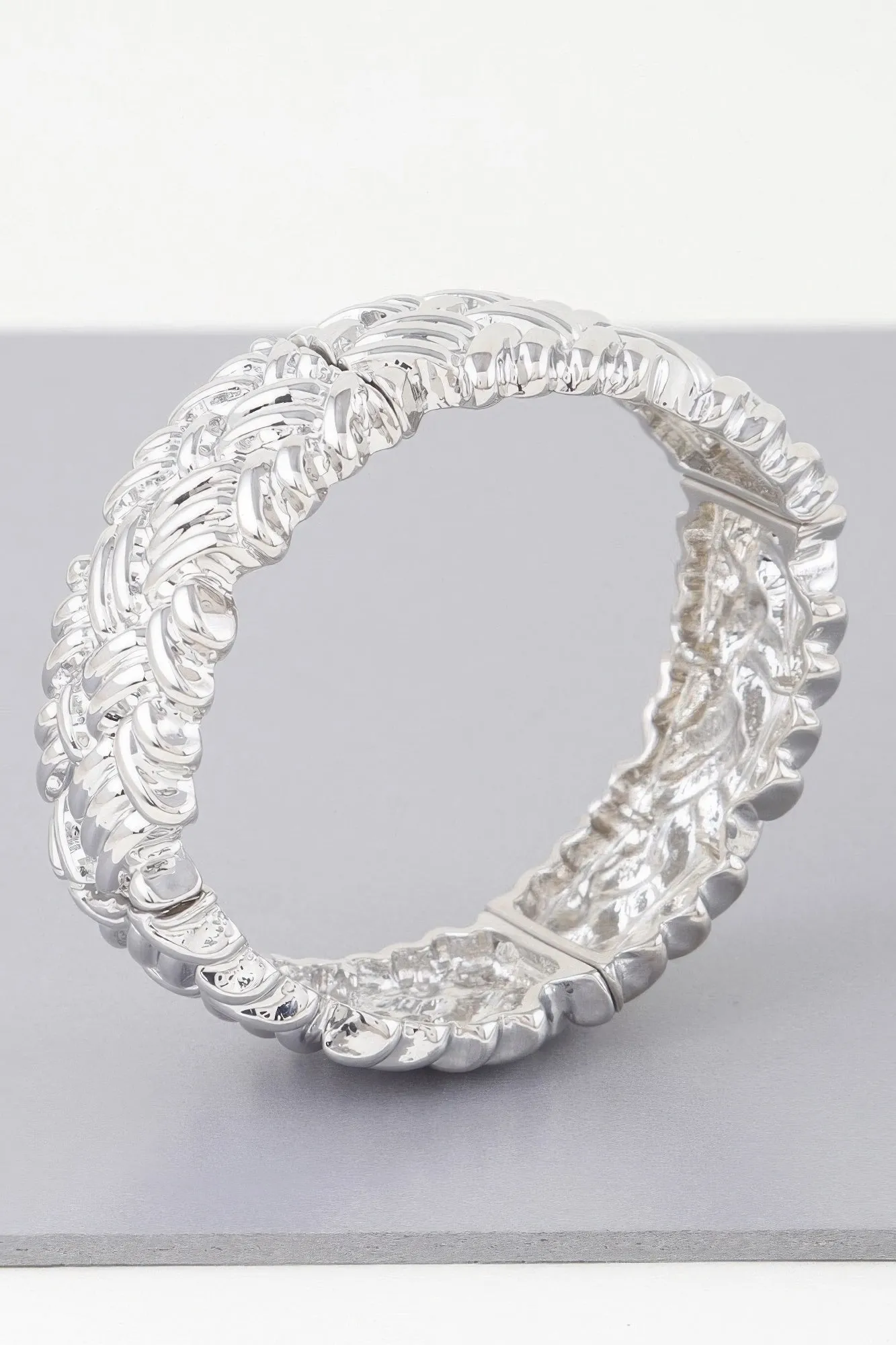 Cross Hatch Cuff Bracelet
