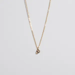CRYSTAL NUGGET NECKLACE  | 14K GOLD